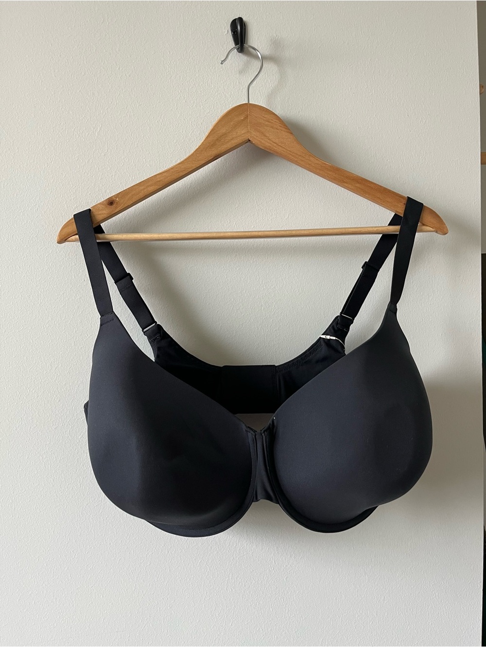SKIMS Fits Everybody T-Shirt Demi Bra 40DDDD NWT Onyx Color